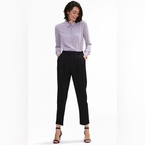 MM Lafleur Women’s Black Howland Trouser Pants with Pockets Size 0